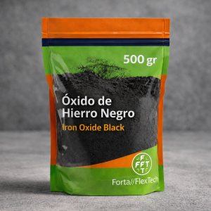 Pigmento de óxido de hierro negro para hormigón 500 grs.