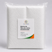 Manta de fibra de vidrio emulsionada 180 g/m2 1 metro FortaFlexTech