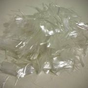 Muestras de Fibra de polipropileno 12 mm hidrosoluble para mortero y hormigón