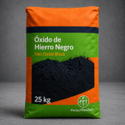 Pigmento de óxido de hierro negro 4050M 25kg para morteros y recubrimientos